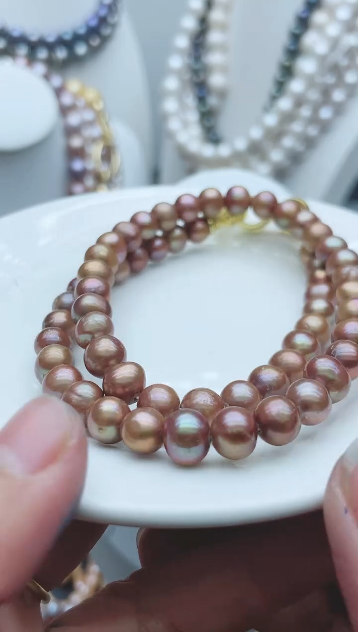 【闪购商品】淡水珍珠颈饰钛钢1