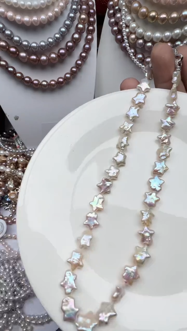 淡水珍珠未镶嵌颈饰1