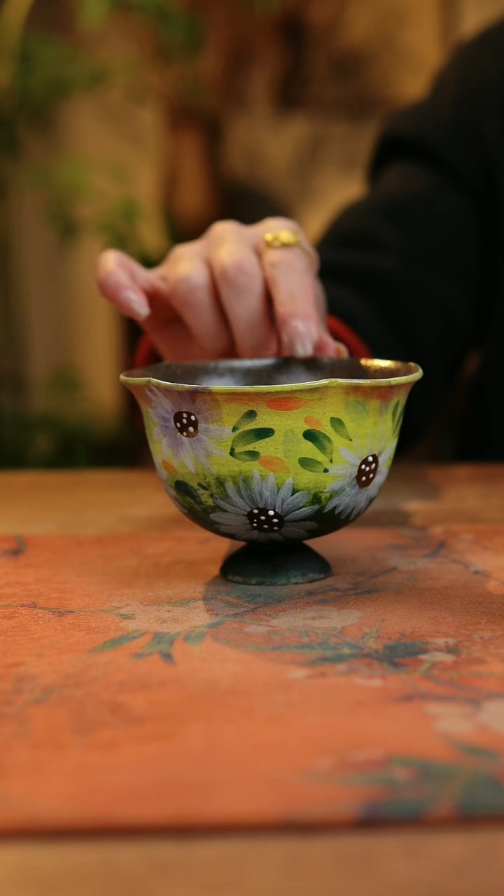 【闪购商品】瓷片1592景德镇手工手绘釉下彩高温瓷