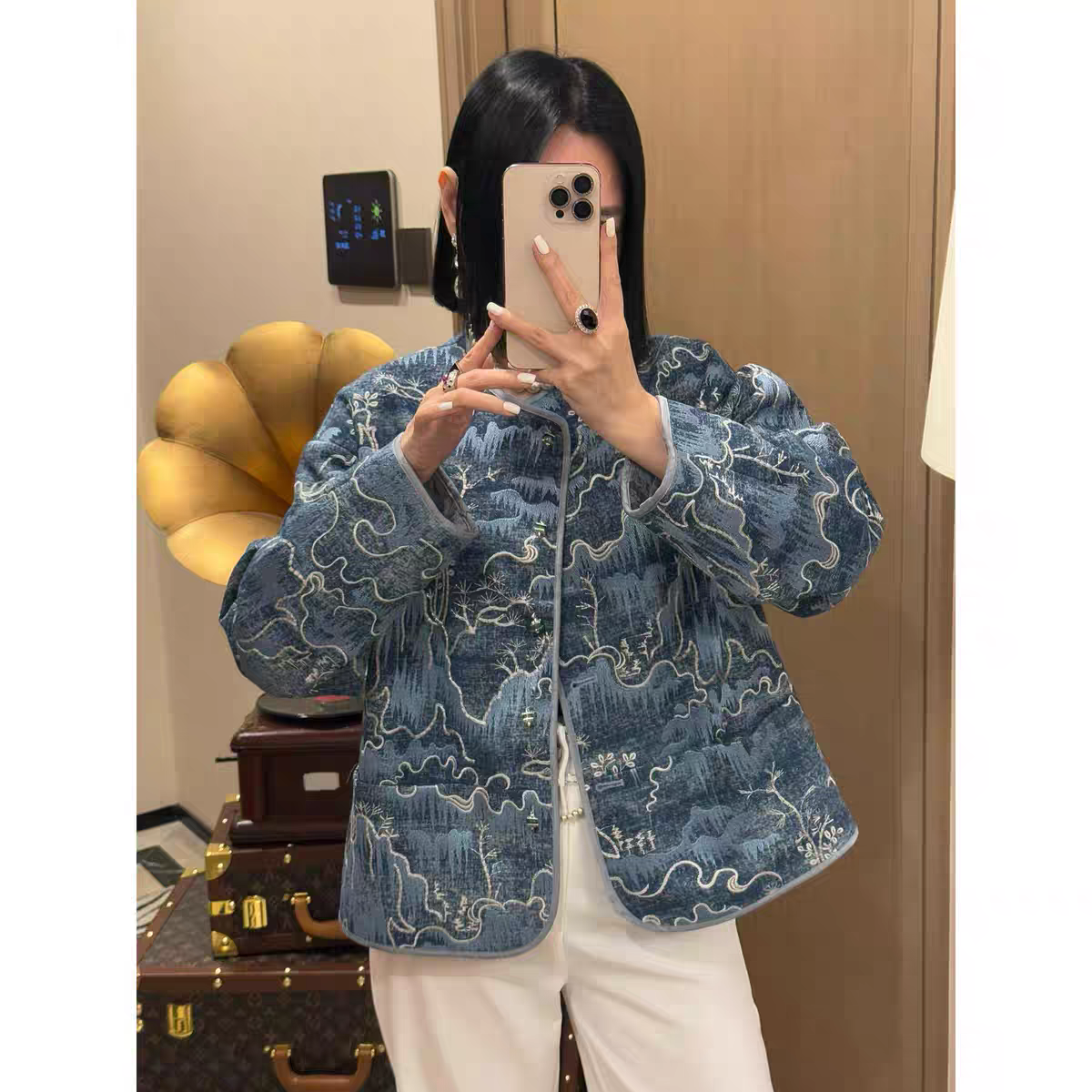 新中式牛仔新国风长袖外套