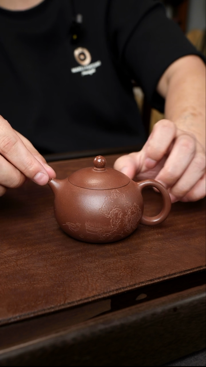 原矿底槽青 西施壶 160cc