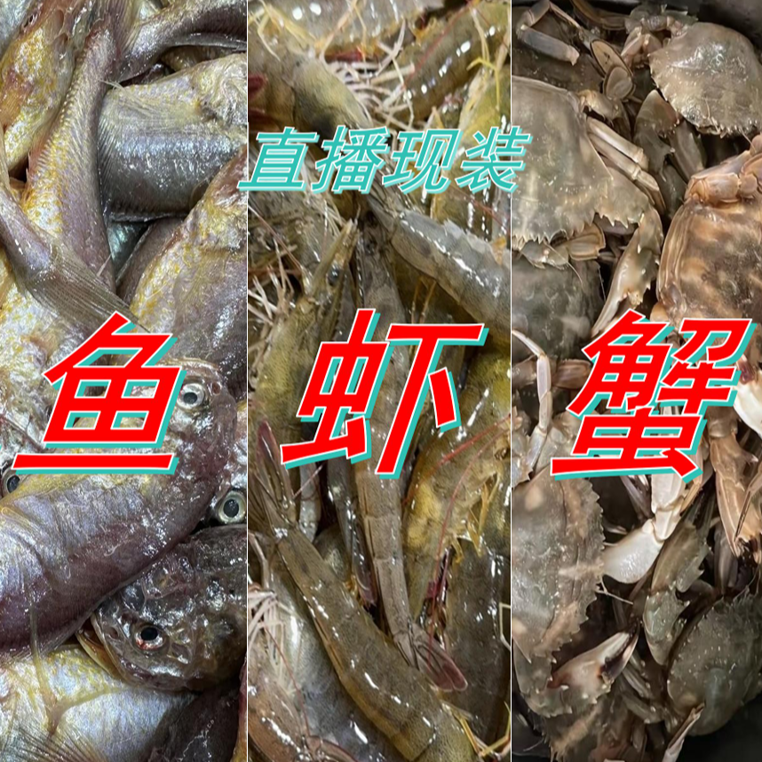 （断氧/大号专拍）大连鱼虾蟹3/4斤 顺丰包邮，鲜冻发货！