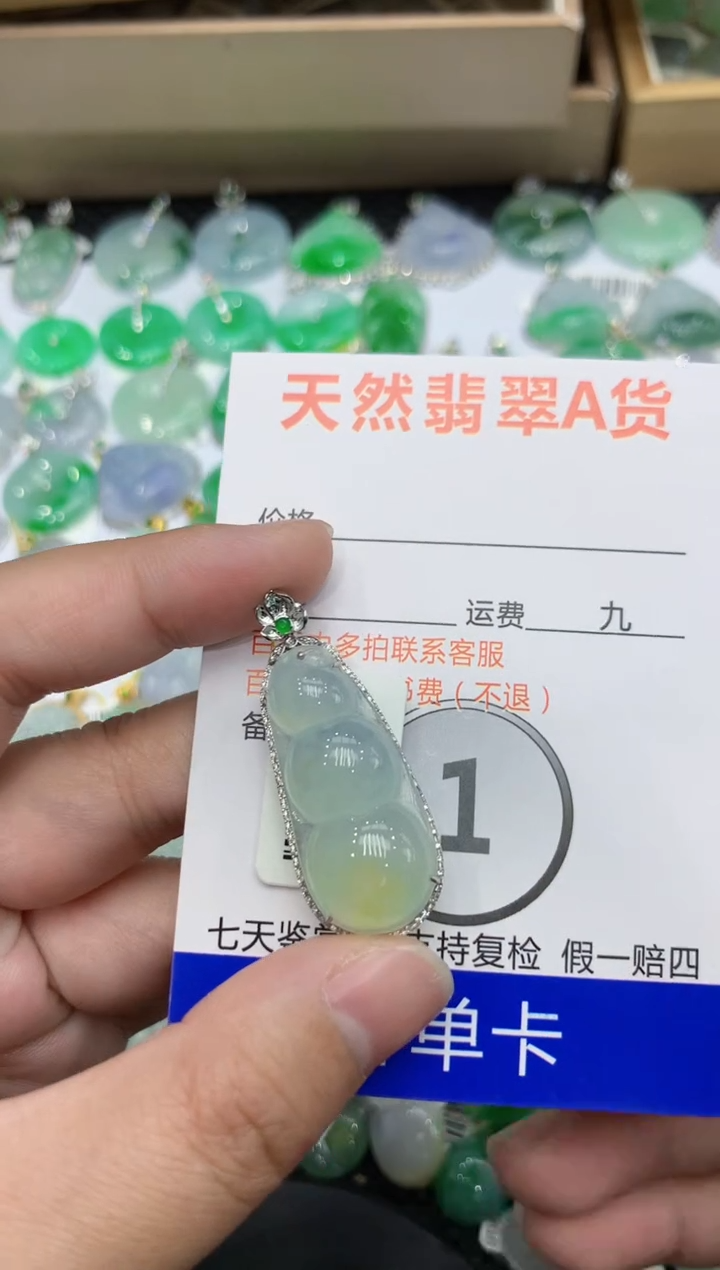 【闪购商品】翡翠颈饰18K金镶嵌111111111111