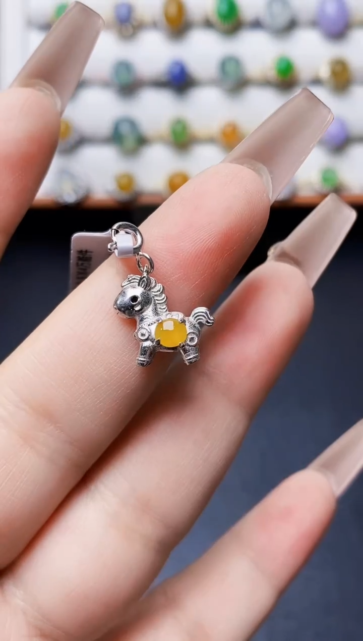 银S925镶嵌戒指翡翠1141