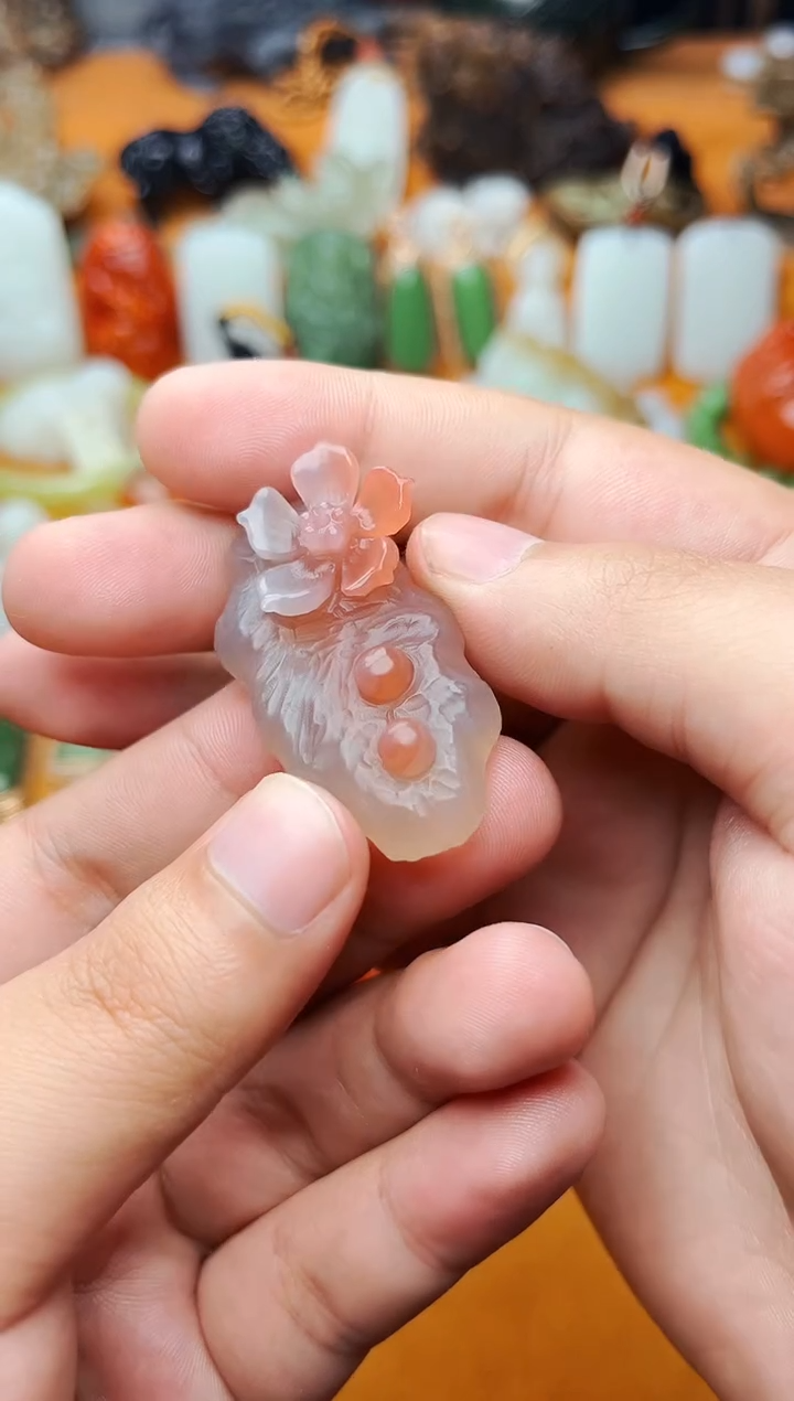 【闪购商品】玛瑙/玉髓摆件未镶嵌香插