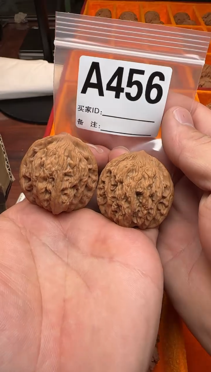 吊坠文玩核桃麦虎41-A456