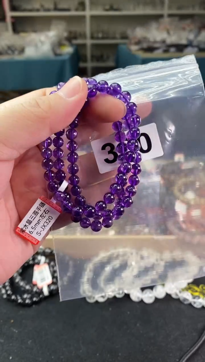 【闪购商品】水晶多圈6.5±/360未镶嵌多样性发一件