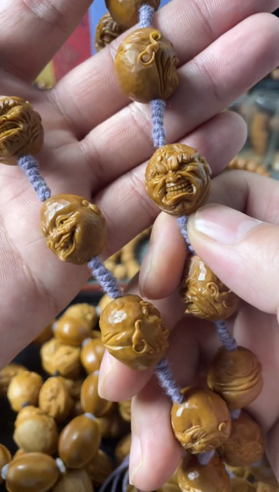 核桃手串/手链福利恶僧全家福脖挂