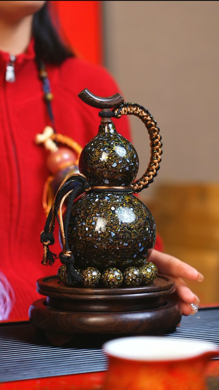 【闪购商品】JQ103大师姐臻选非遗大漆酒葫芦