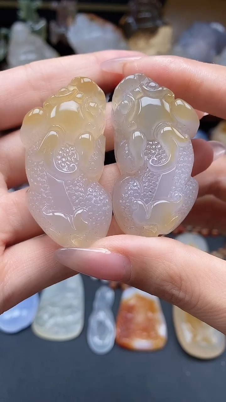【闪购商品】玛瑙/玉髓颈饰未镶嵌dd