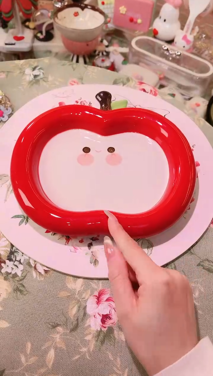 【闪购商品】摆件苹果菜盘品质好，发货快，放心拍