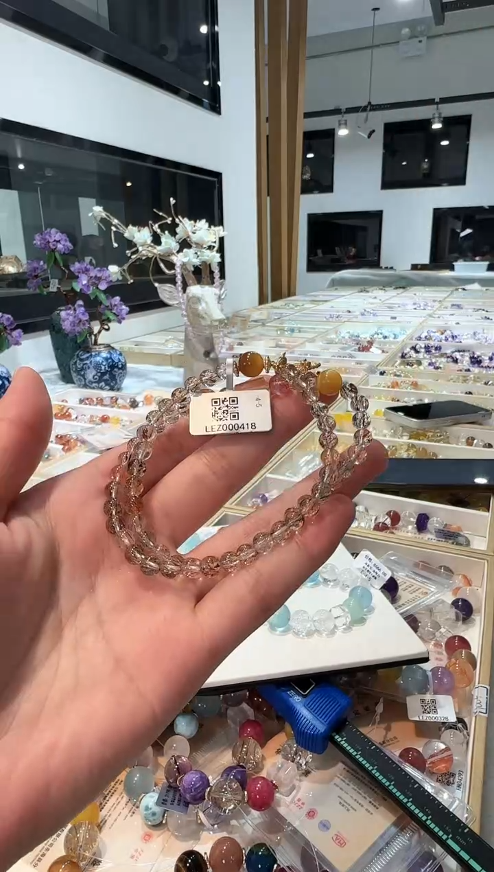 未镶嵌手串水晶手串