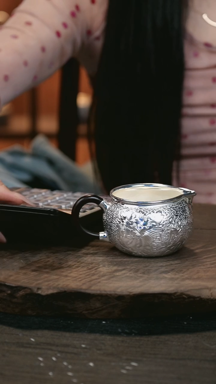 手工新品公道银杯999