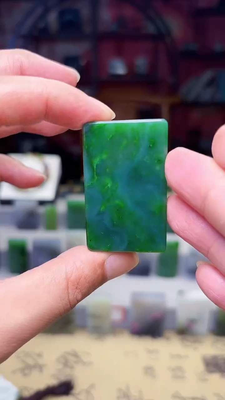 和田玉未镶嵌挂件220