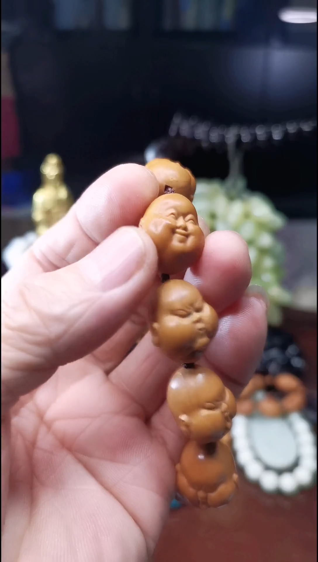 【闪购商品】橄榄核手串弥勒佛橄榄核10籽手串