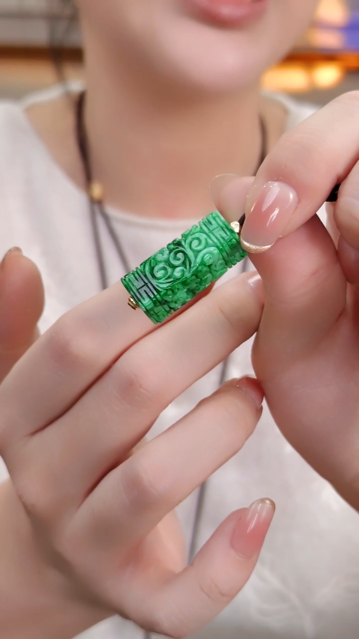 颈饰未镶嵌翡翠国风