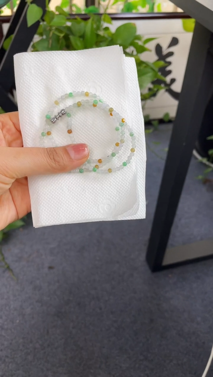 未镶嵌手镯翡翠蓝*多手串随机