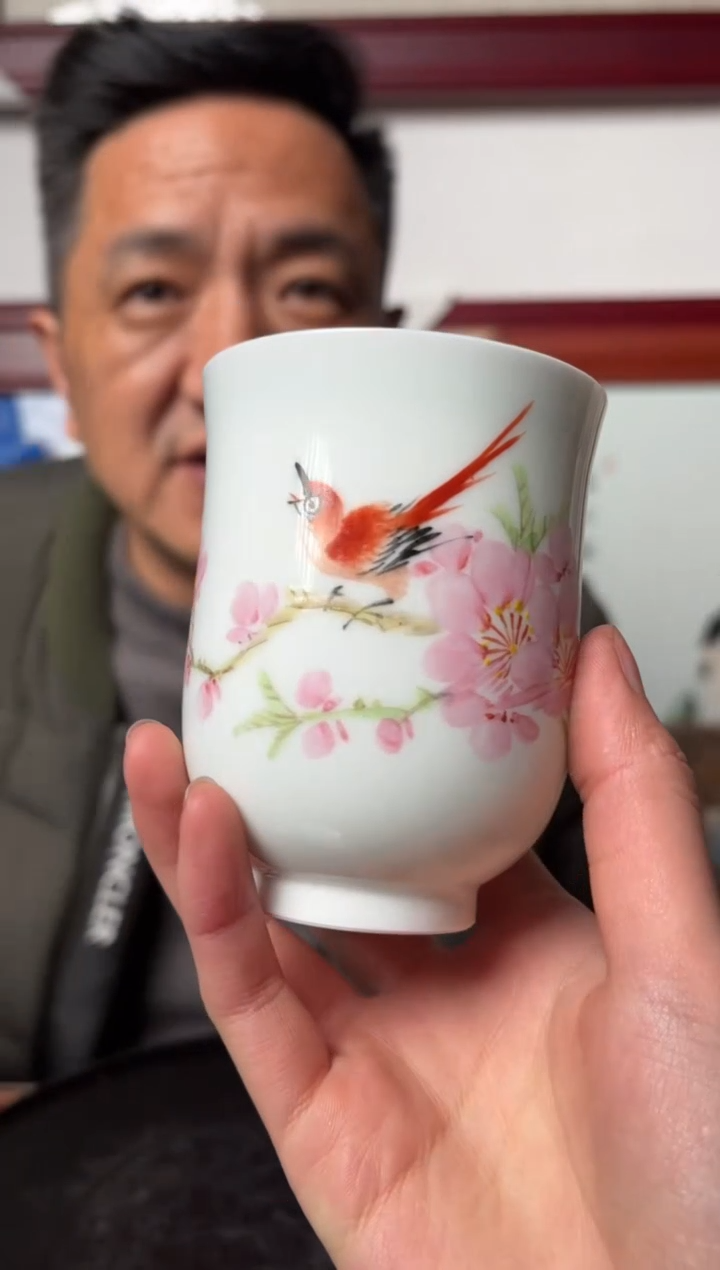 【闪购商品】杯子A76【人间瓷画】《操华英》