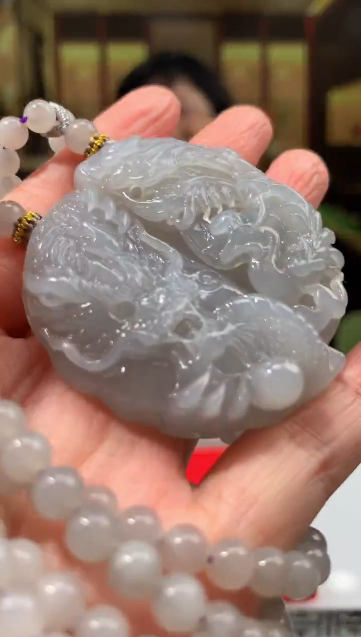 颈饰未镶嵌和田玉120363多样性发一