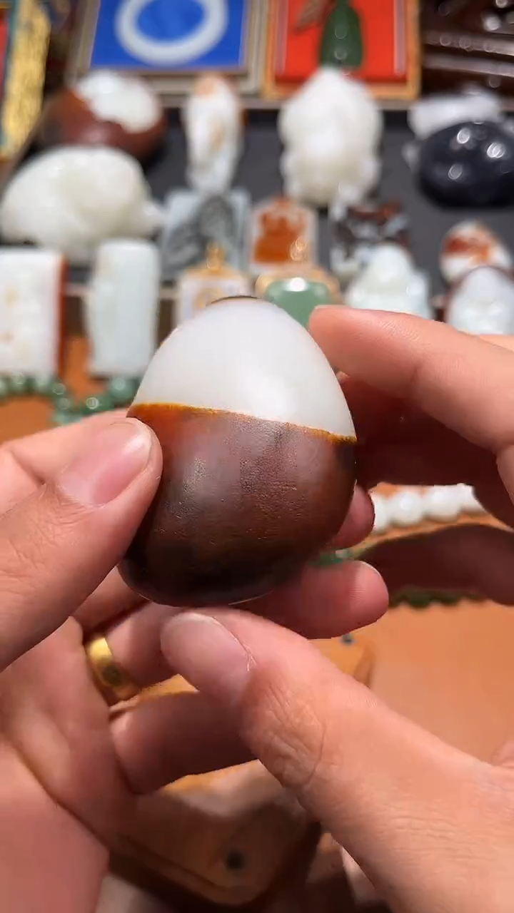 未镶嵌和田玉把件开***。和田玉