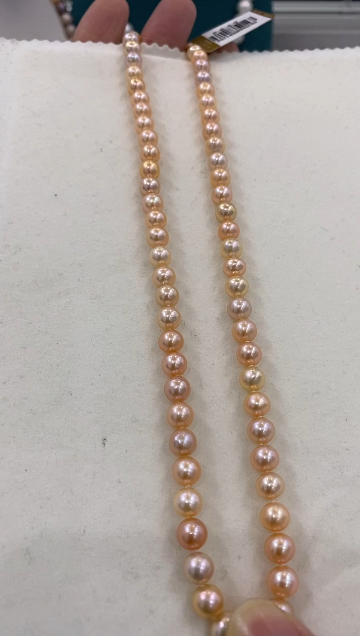 【闪购商品】淡水珍珠hb未镶嵌珍珠项链@@p0714