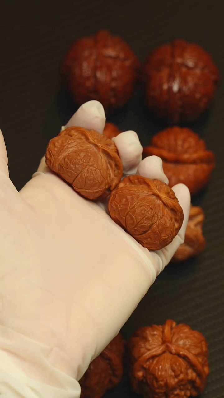 吊坠文玩核桃宫灯蛇头37