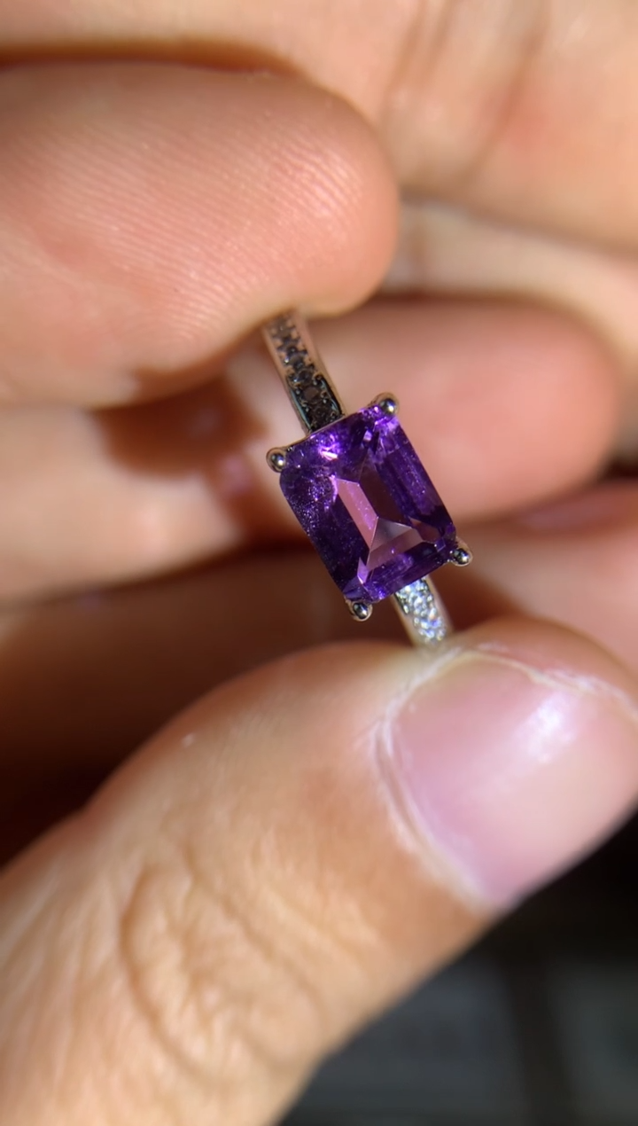 【闪购商品】水晶戒指合金天然