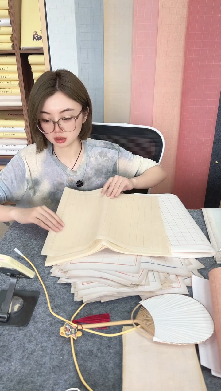 闪~竖格2cm2包白色仿古工100张