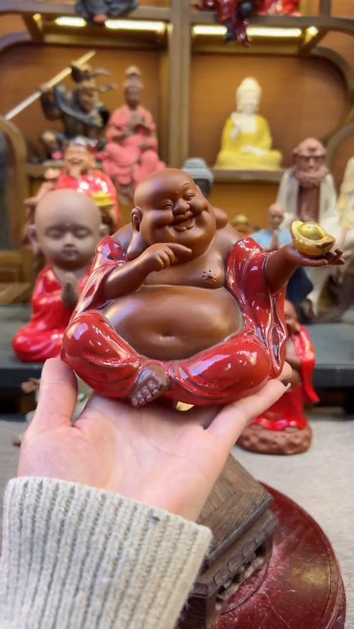 【闪购商品】紫砂茶宠器闵茶宠摆件