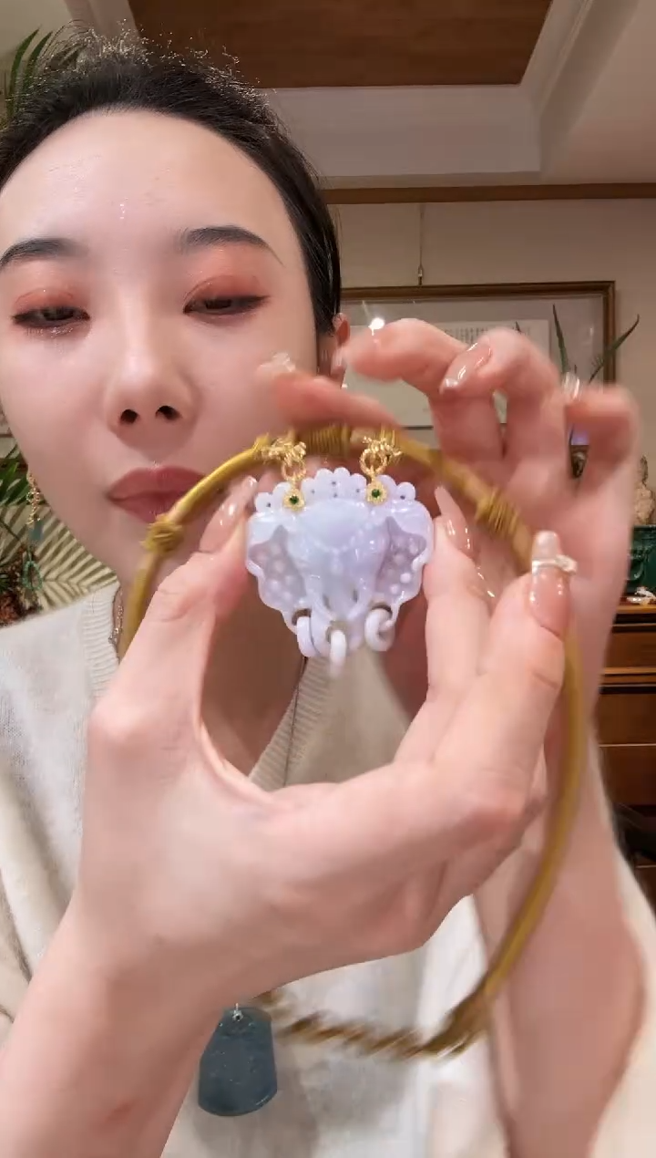 【闪购商品】翡翠颈饰未镶嵌国风