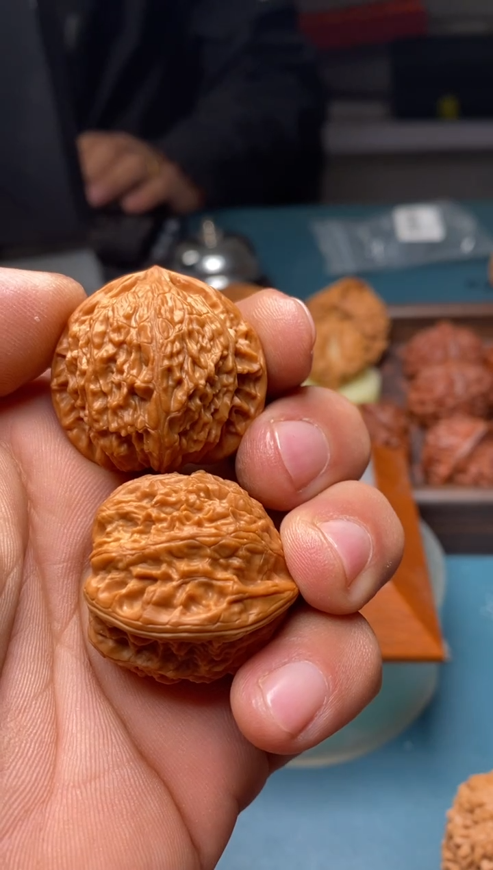 把件文玩核桃寿桃b366