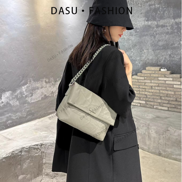 【苏总专属】QYX-80898-抹茶绿女士时尚潮流气质小众腋下包斜挎包