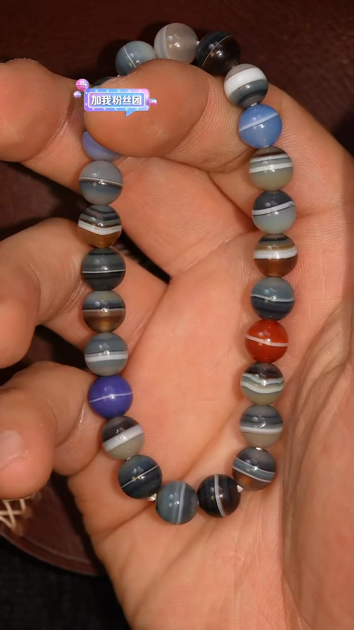 玛瑙/玉髓套链未镶嵌多样性发其一，DIY一