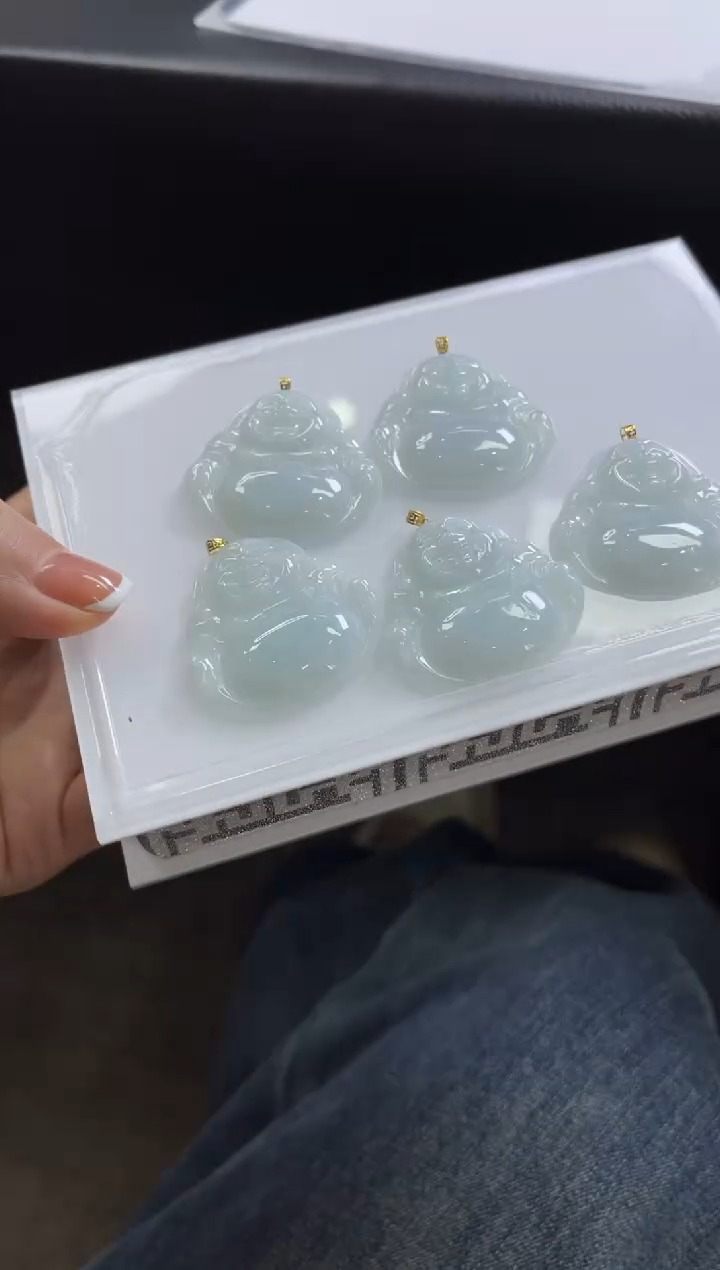 【闪购商品】翡翠颈饰18K金镶嵌Y70多样性发一件/配绳子