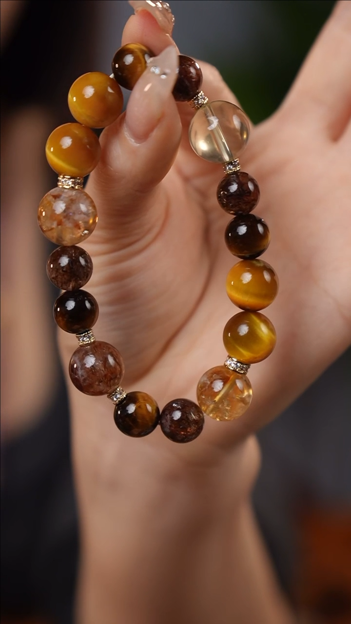 【闪购商品】水晶手串未镶嵌虎眼石设计款