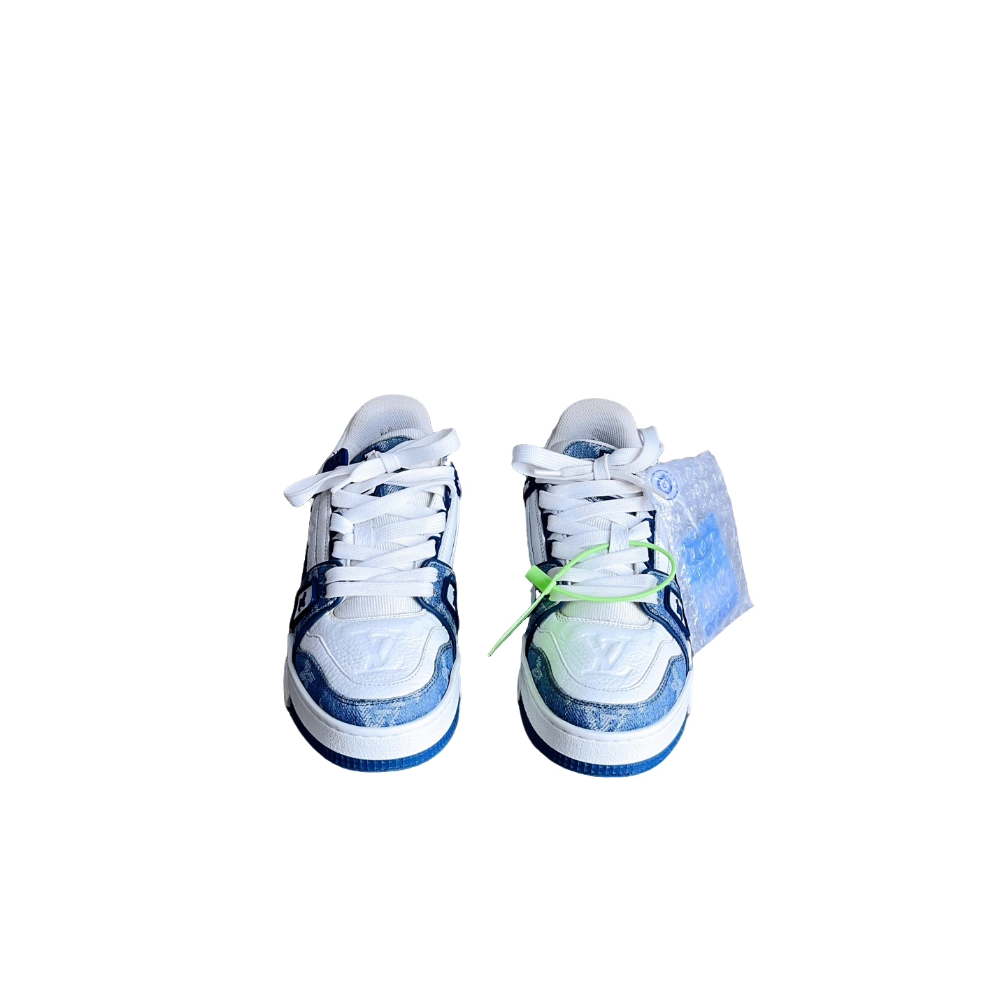 99新 LouisVuitton/路易威登 trainer蓝牛仔 35.5码  d6044