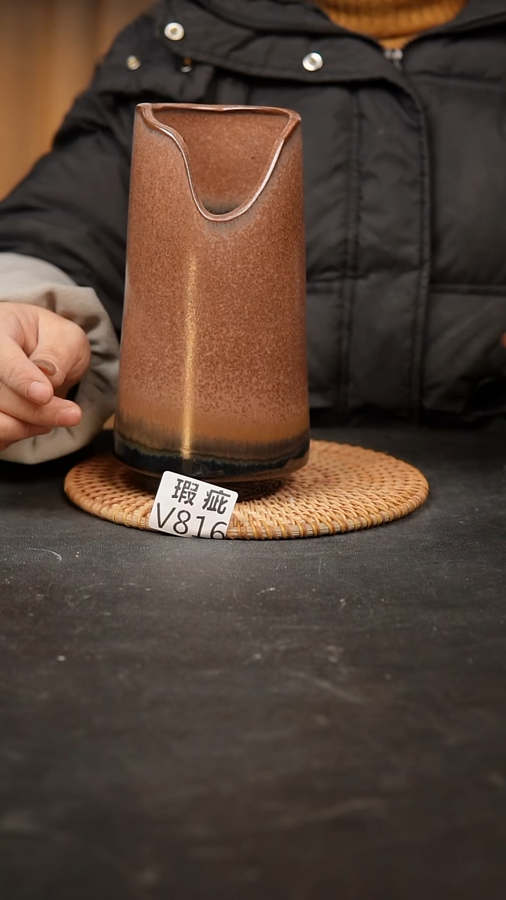 【闪购商品】瓷片816泥泥手工花盆口7