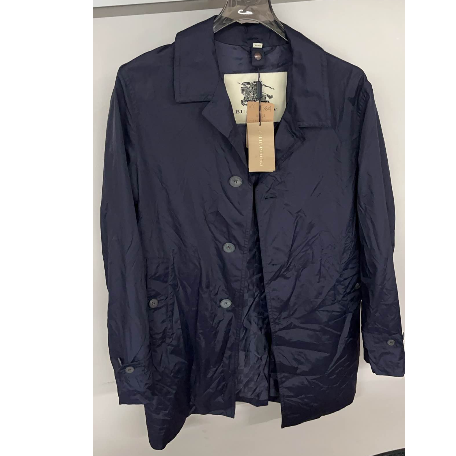 未使用 BURBERRY/博柏利 XB01风衣外套剪标