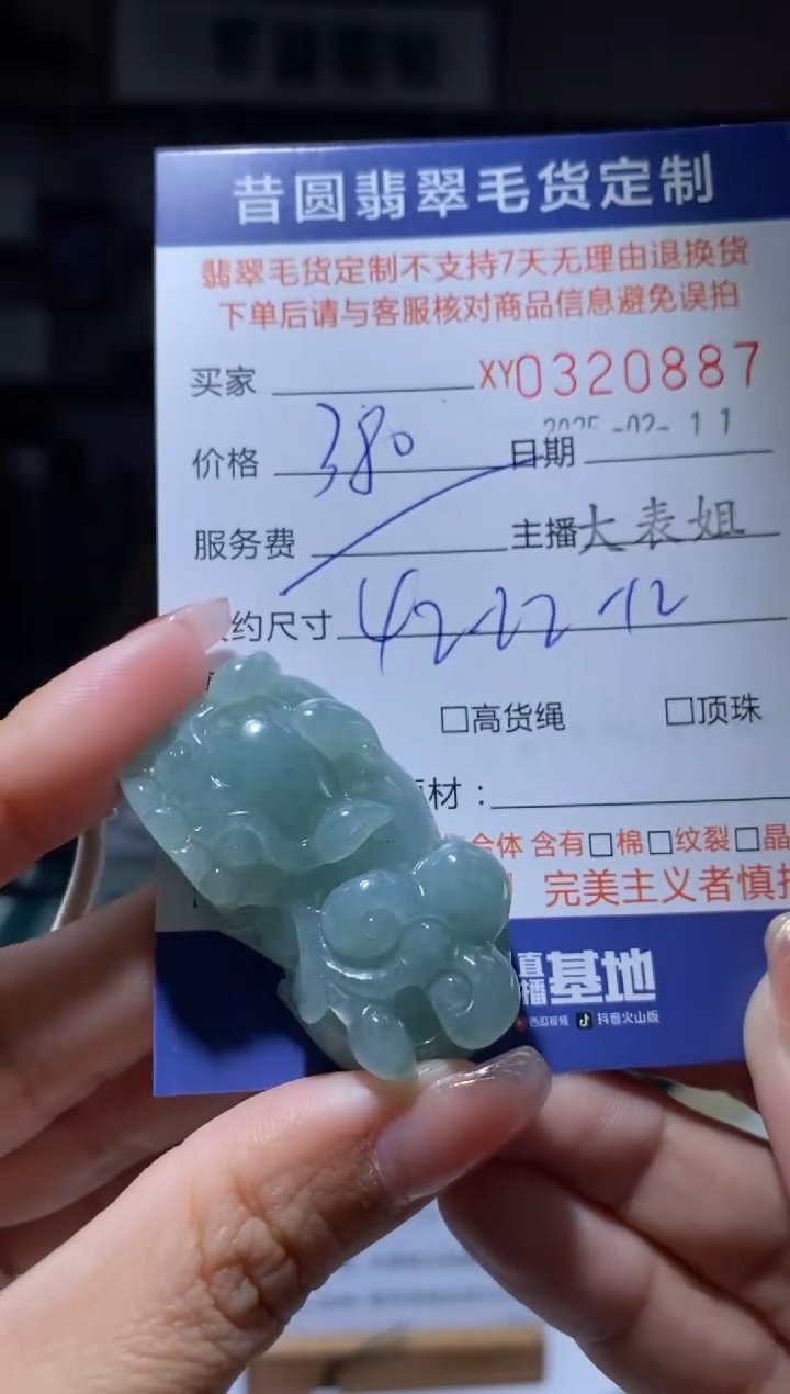【闪购商品】翡翠颈饰未镶嵌翡翠320887