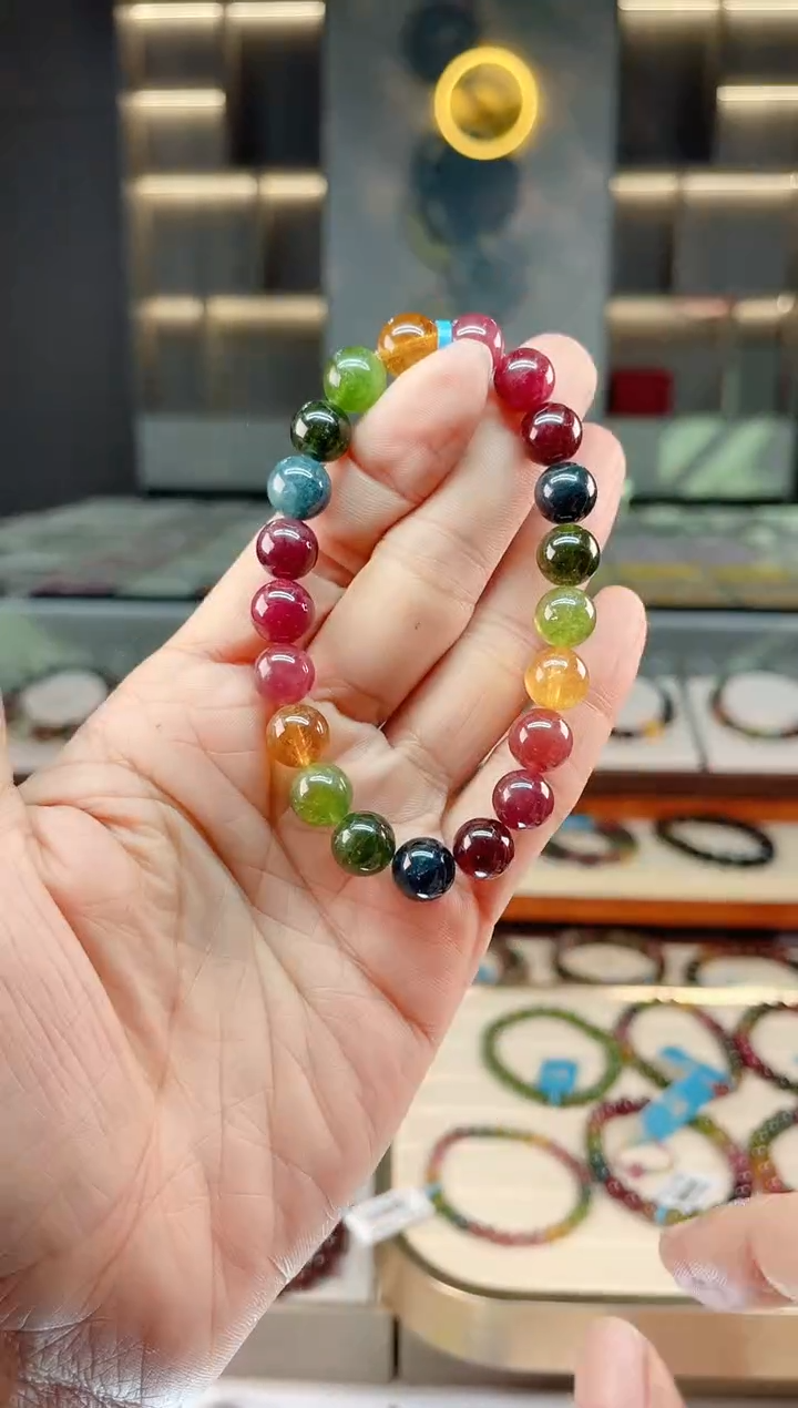 【闪购商品】碧玺单圈手串未镶嵌（多样性发一条）Q