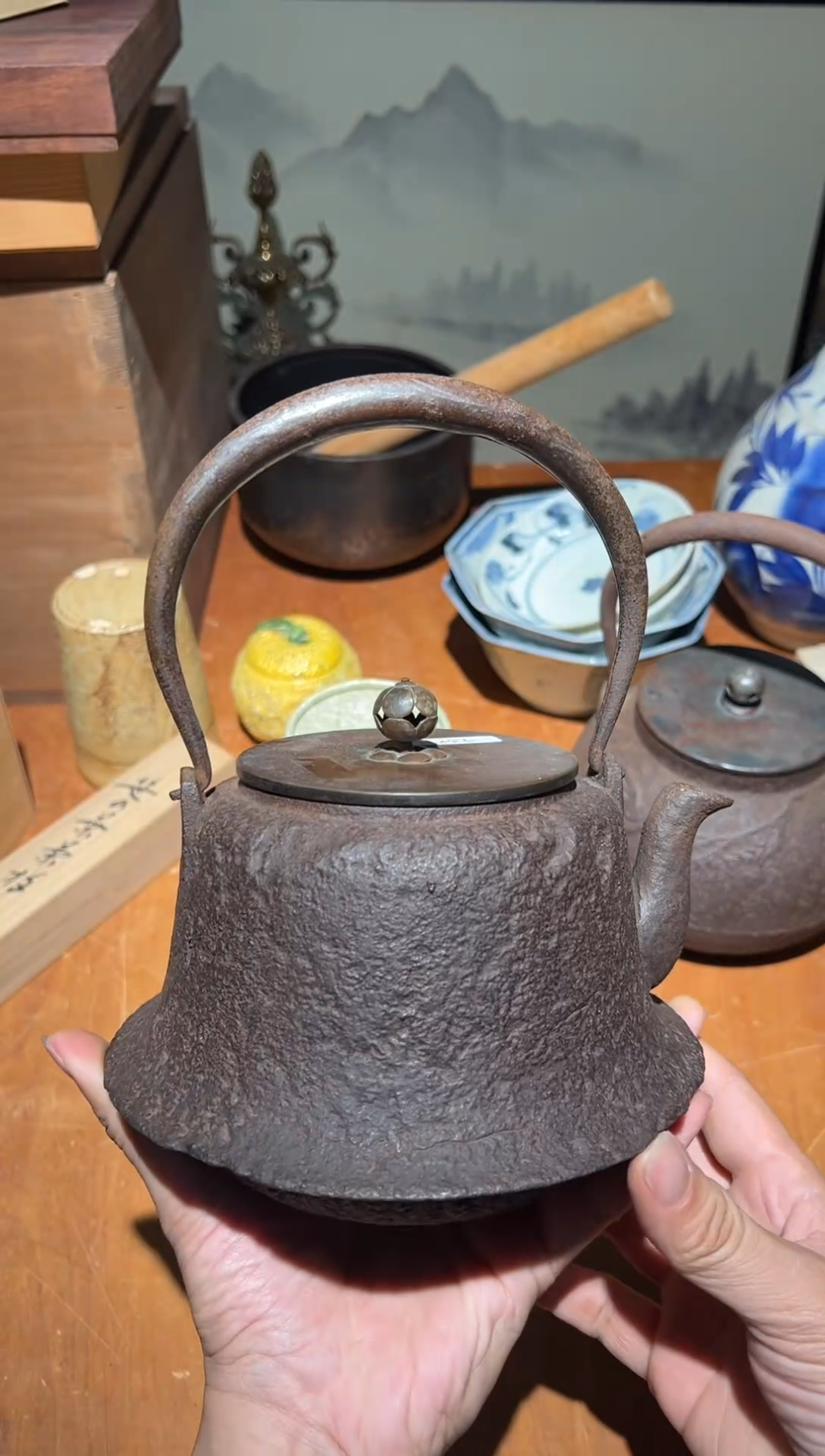 铁A1497铁壶中古周边/