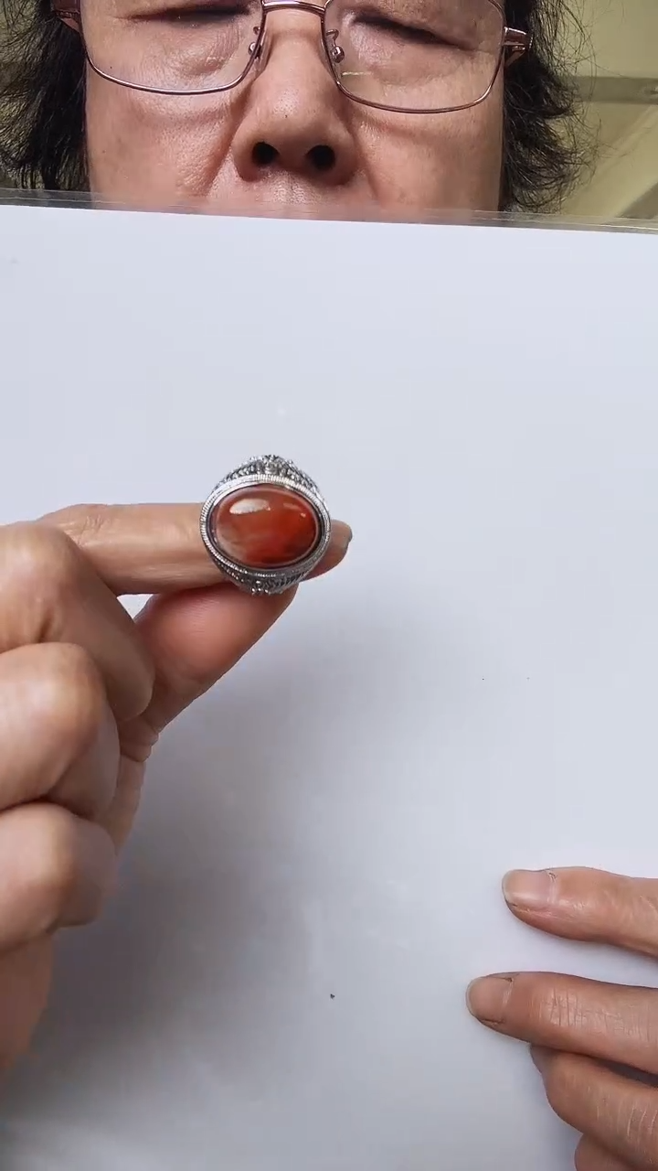 未镶嵌南红玛瑙戒指徐*曼1