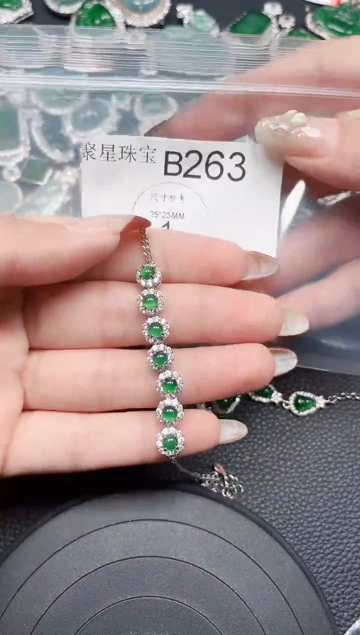 【闪购商品】翡翠颈饰未镶嵌赠皮绳263