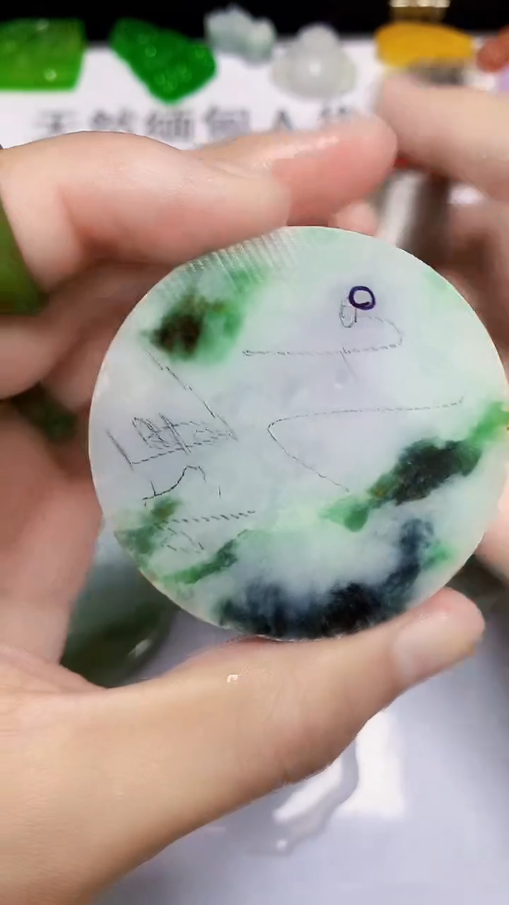 翡翠散珠缅甸天然翡翠A货708