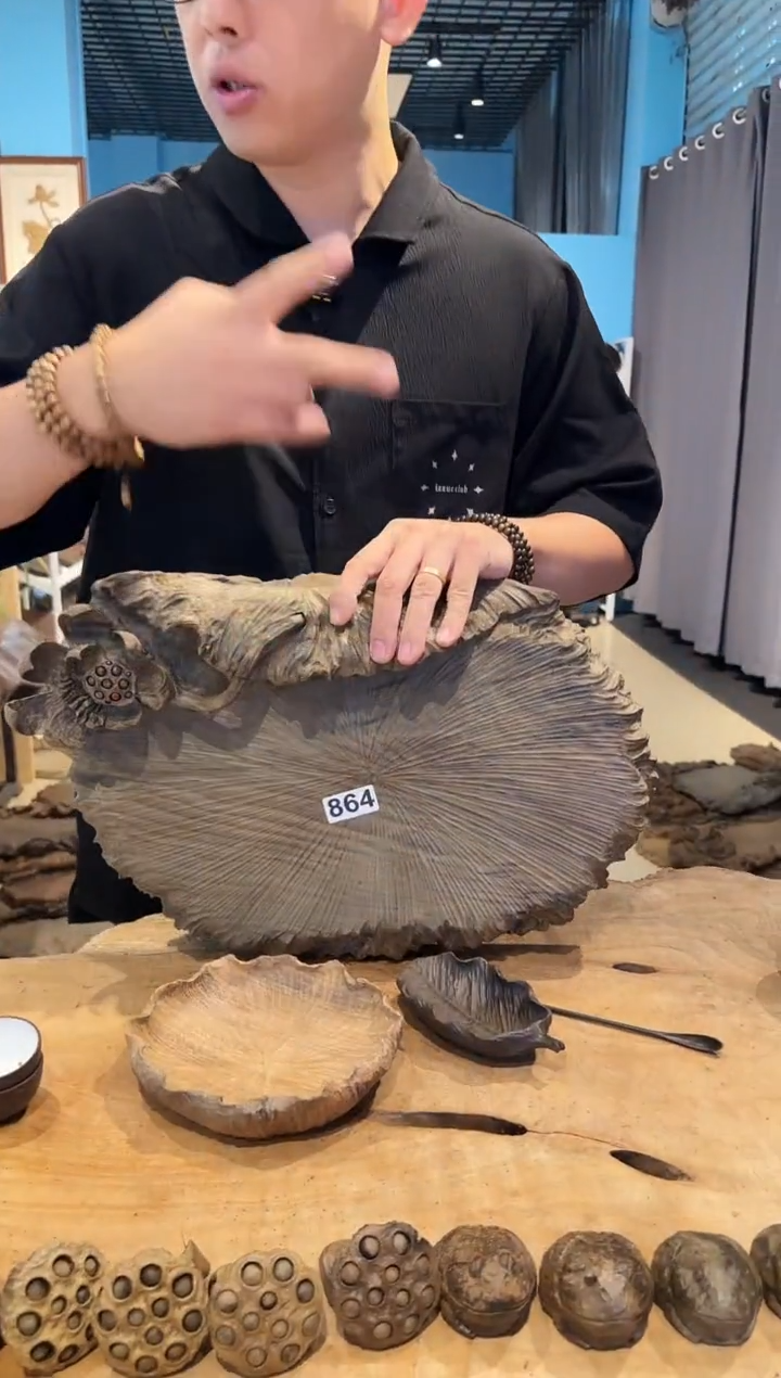 木864号乌木金丝楠干泡茶盘+茶则+小果盘