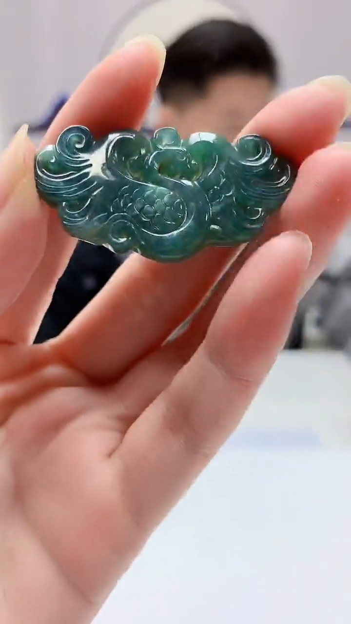 【闪购商品】翡翠颈饰未镶嵌4917zm-JJ挂件3
