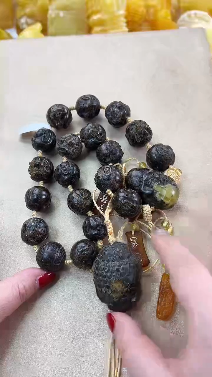 【闪购商品】琥珀颈饰未镶嵌项链