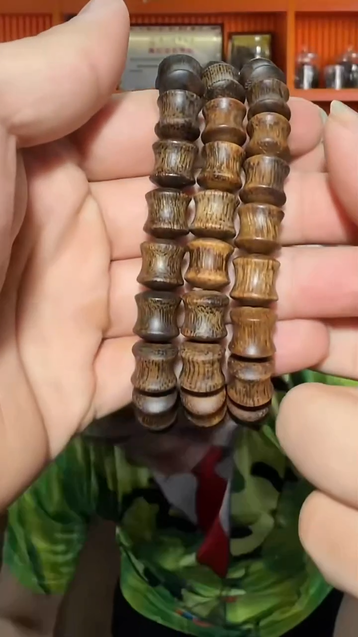 沉香手串177号单圈竹节珠多样性发一