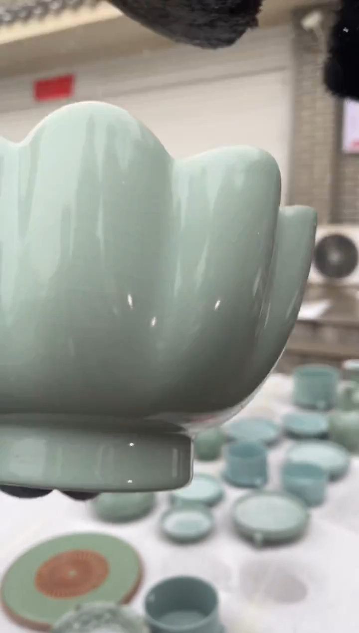 瓷片原产地原矿釉汝瓷