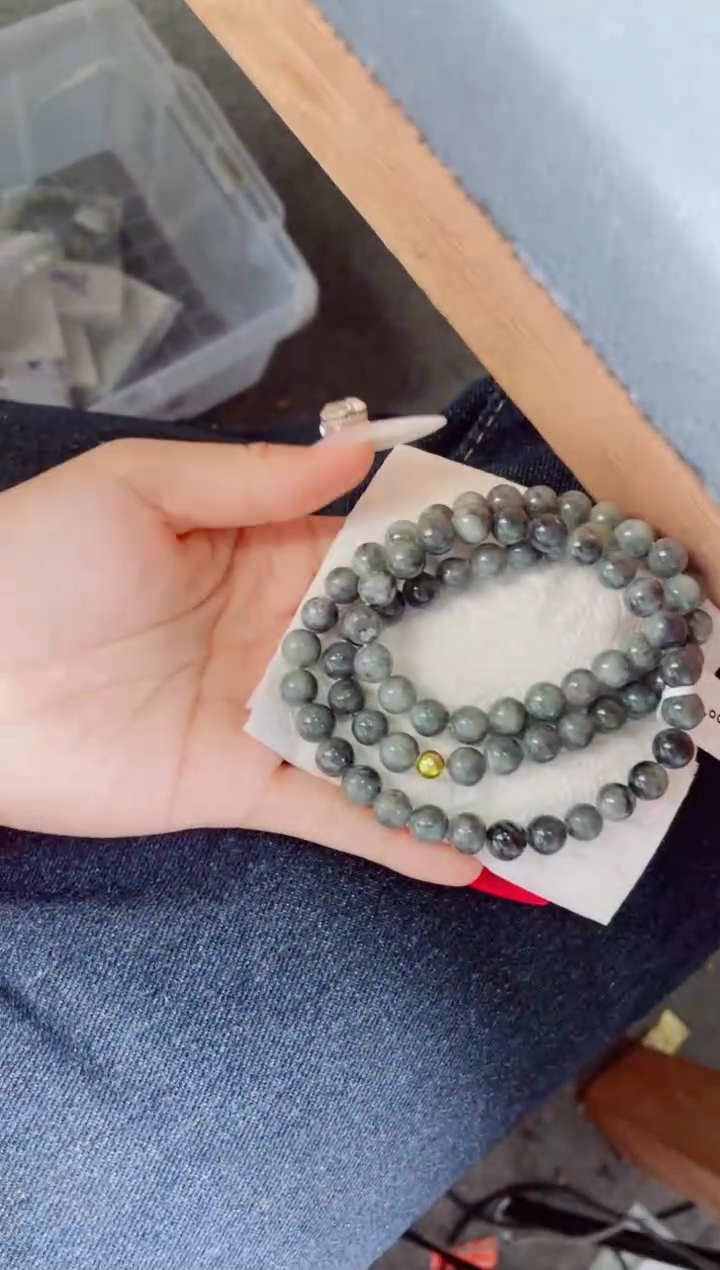 未镶嵌手链翡翠珠串